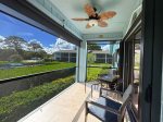 Screened Patio with Ceiling Fan