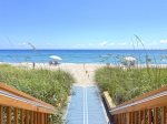 Dune Crossing Boardwalk Down to  Pristine Sandy Beach & Atlantic Ocean