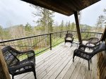 Covered porch off living room