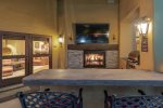 Outdoor Kitchen and Fireplace