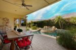 Covered Patio With Mountain View, Misting System and Ceiling Fans