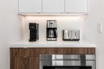 Kitchen Coffee Bar With Drip and Keurig Coffee Makers