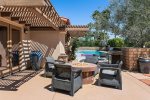 Gas Grill, Fire Pit, Outdoor Fireplace