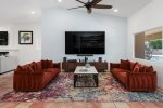 Living Room Features 98 Inch TV