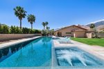 75-Foot Zero Edge Pool, Tanning Shelf, Spa With Mountain View