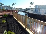 View from rear of site down the canal
