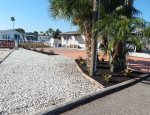 View of side yard of site