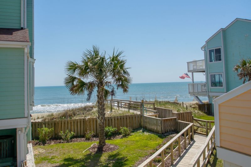 Ocean Front Vacation Rental In Kure Beach Nc With 3 Swimming