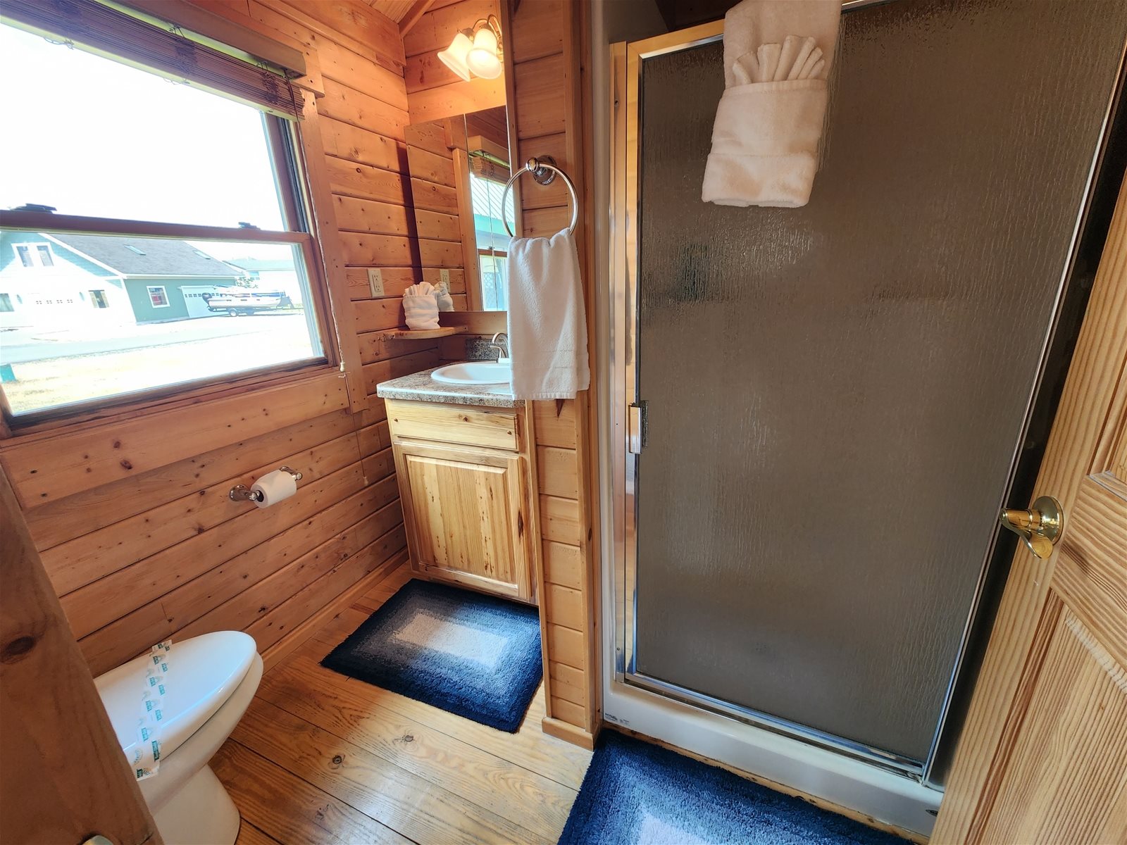 New shared hot tub, located between 3 & 4