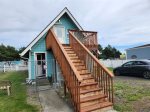Staircase up to the condo
