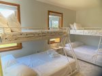 Second first floor bedroom with two twin over full pyramid bunks