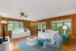 Classic Cape Cod space featuring two twin trundle beds 