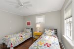 Two twin beds - a perfect room for the kids 