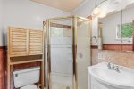 Full bathroom with walk in shower