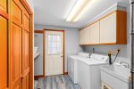 Enjoy the convenience of a washer and dryer on site