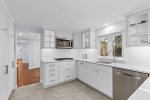 Updated kitchen with all the necessary amenities for hosting dinner