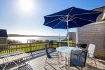 Enjoy spectacular views of Town Cove from your back deck