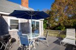 Dine al fresco on the back deck