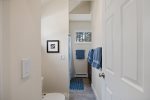 Full bathroom with bathtub and shower