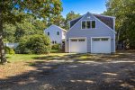 Vacation rental located with pool in Eastham, Cape Cod. Driveway fits 4 cars