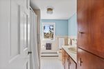 Bathroom located on main level with bathtub