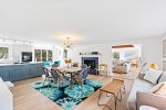 Spacious, bright entrance with open layout for entertainment