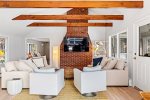 Spacious, bright living room with 65 Sony Smart TV