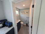 Newly renovated bathroom with a tub/shower combo