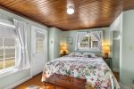 Light-filled king bedroom on the first floor in your Harwich rental