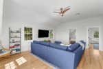 Family/game room with extra space for movies, games, or kids to hang out.