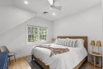 Bedroom with bunk beds, ideal for kids, cousins, or visiting friends.