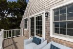 Side deck view with easy access from kitchen and living room