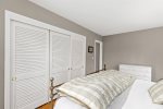 Plenty of closet and dresser storage in the queen bedroom, unpack and settle in for a Cape Cod stay.