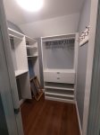 Master bedroom - comfortable walk-in closet