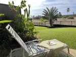 Relax on the lounger on the sunny lanai