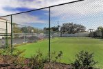 Private tennis court