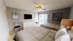 Guest bedroom with new LED TV