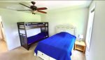 Bedroom 3  Upstairs w 1 Double  & 1 Bunk Bed twin over twin - New Mattresses