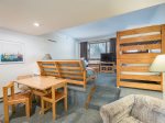 Dining and living area