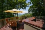 Open deck off living room