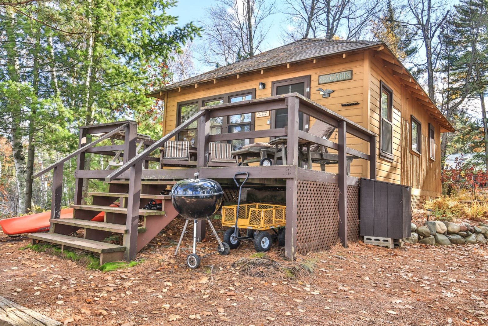 Boulder Junction Vacation Cabin Rental Point Cabin