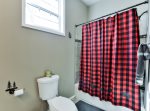 Shower-Tub Combo in Upstairs Bathroom