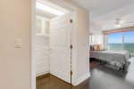 Spacious master closet