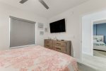 2nd bedroom dresser and TV