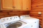Washer & Dryer are located just off of the kitchen.