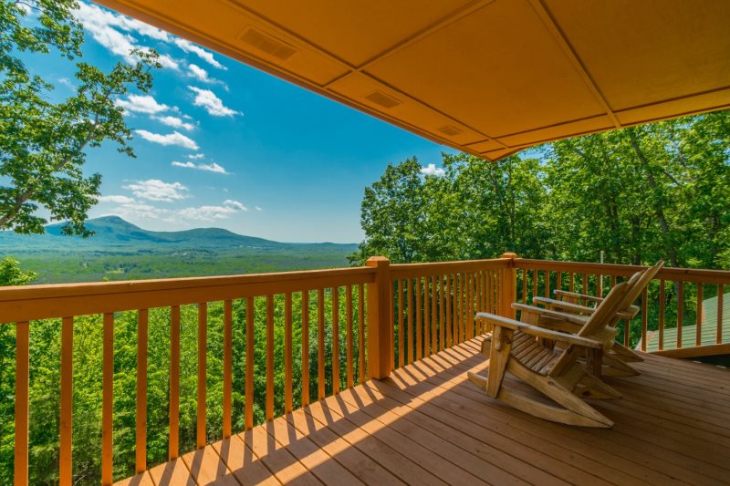 Deluxe Log Cabin 3br 3ba Amazing View Of Mt Yonah 6 Miles