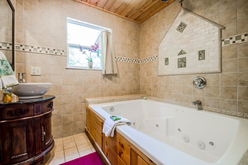 Secluded 1 Bedroom Cabin Romantic Cabin Indoor Jacuzzi