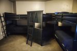 Room 102 - One bunk bed set not pictured - Sleeps 8