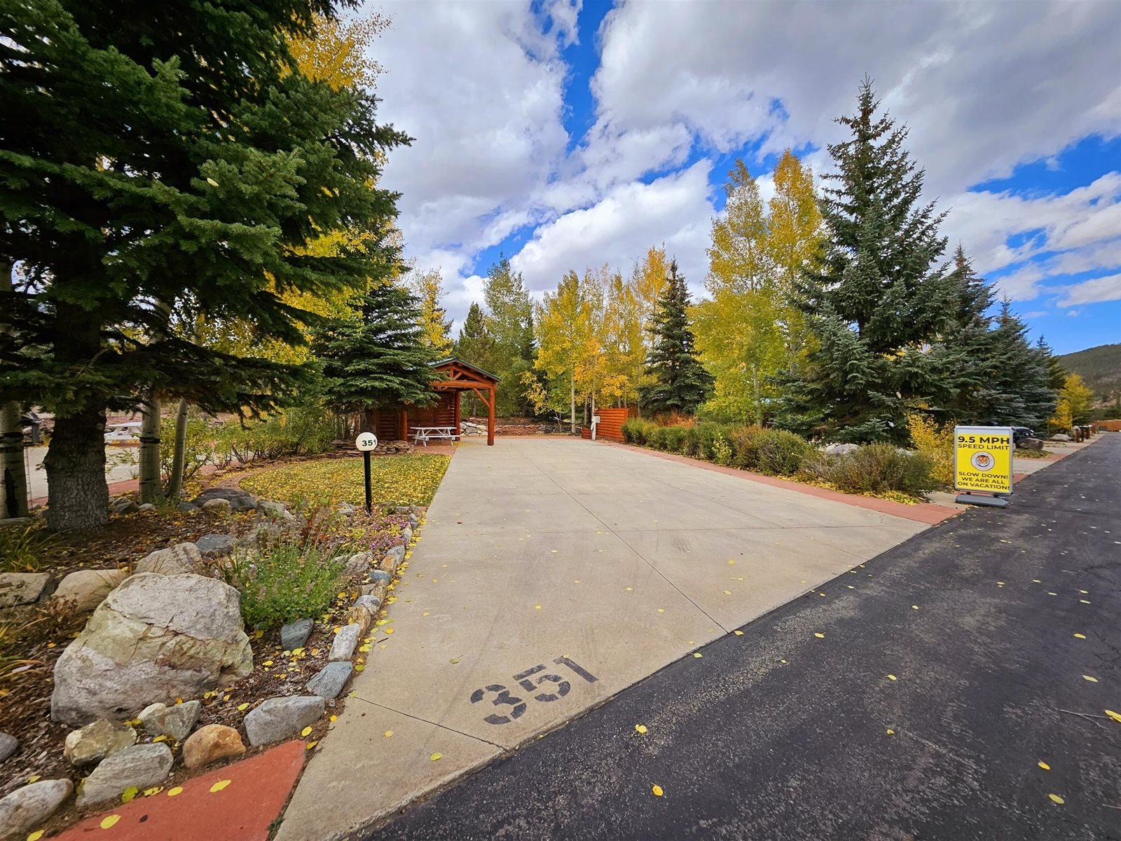 Tiger Run Resort Blue River RV Site 351 in Breckenrdige, Colorado