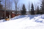 Pull in Deluxe RV Site during Winter 